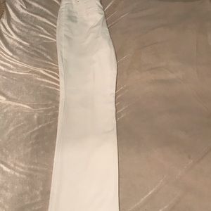 White Modern Fit Pants